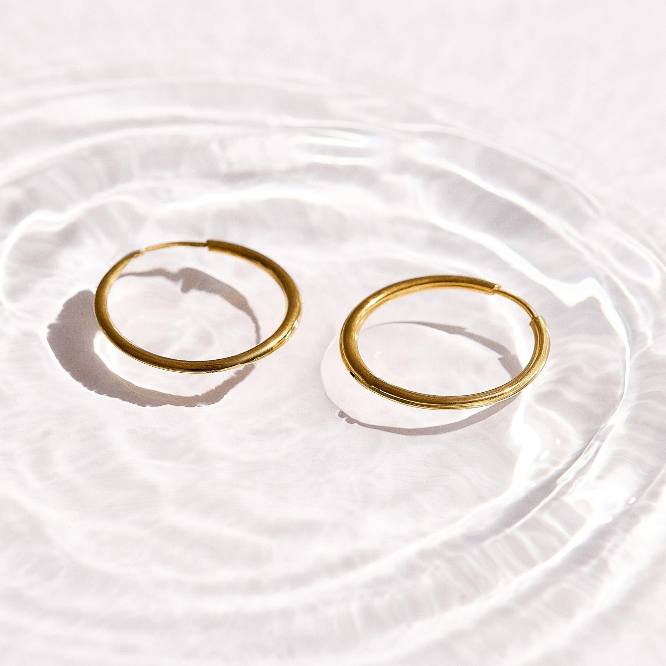 Thin Evryday Hoop Earrings