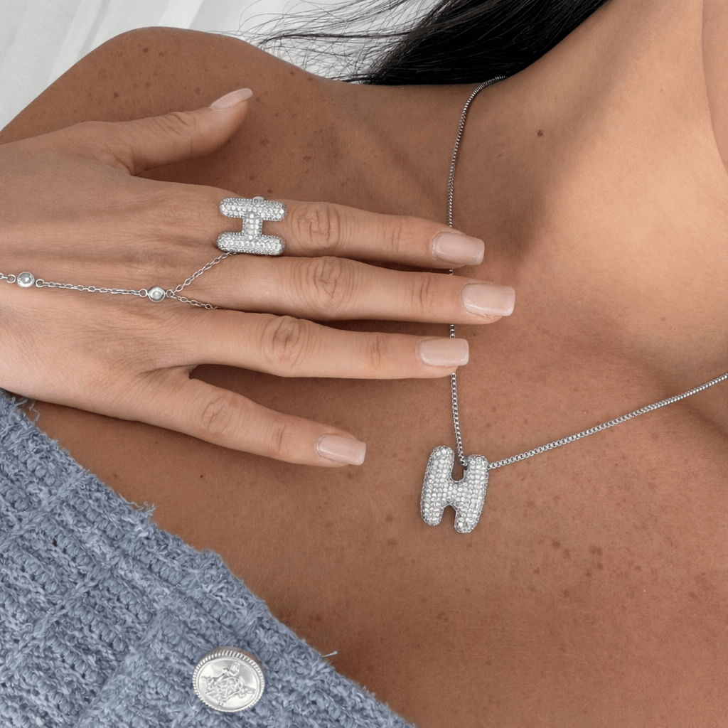 Adore Me Ring & Necklace 2 Piece Bundle