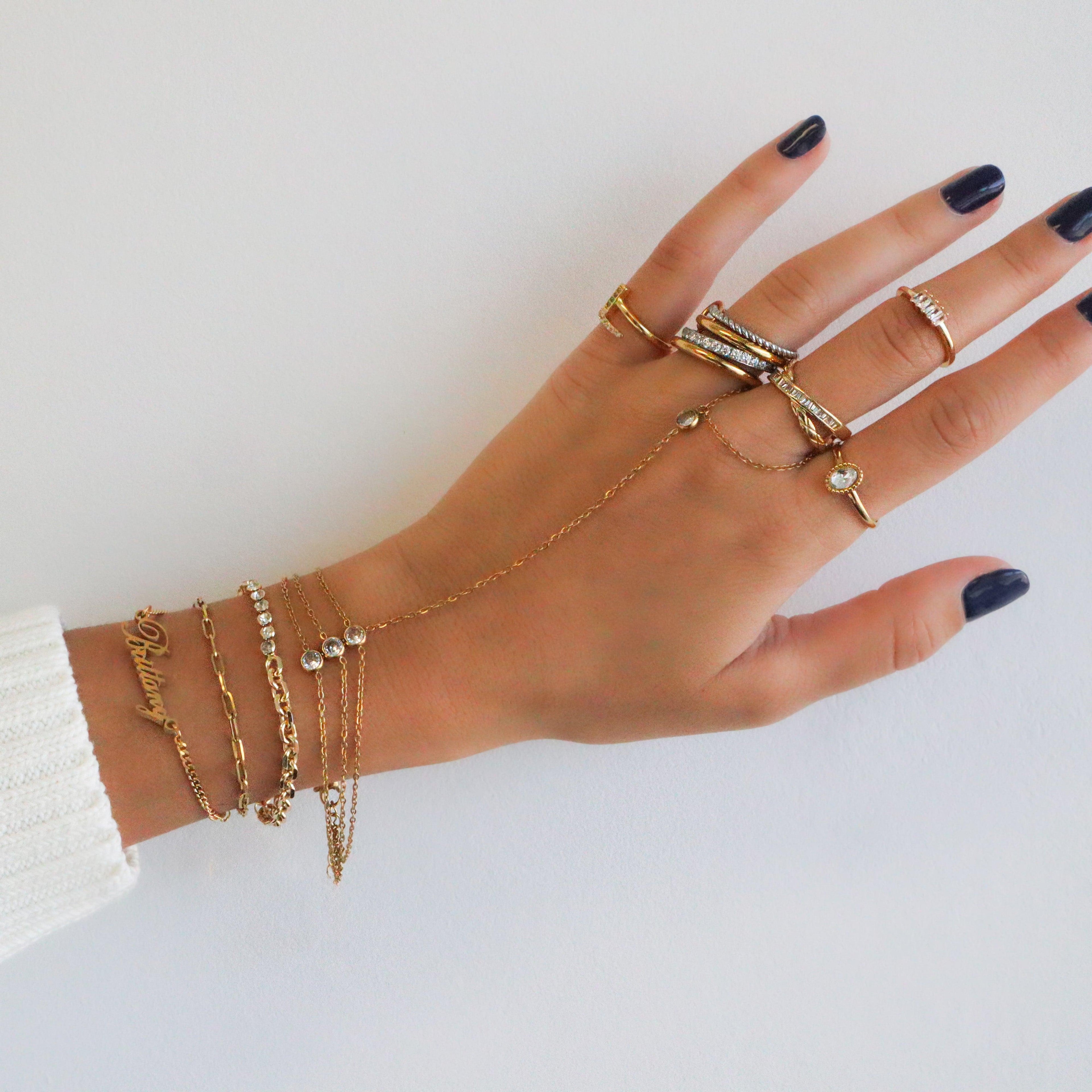 Viral Hand Chains: Anti Tarnish Waterproof