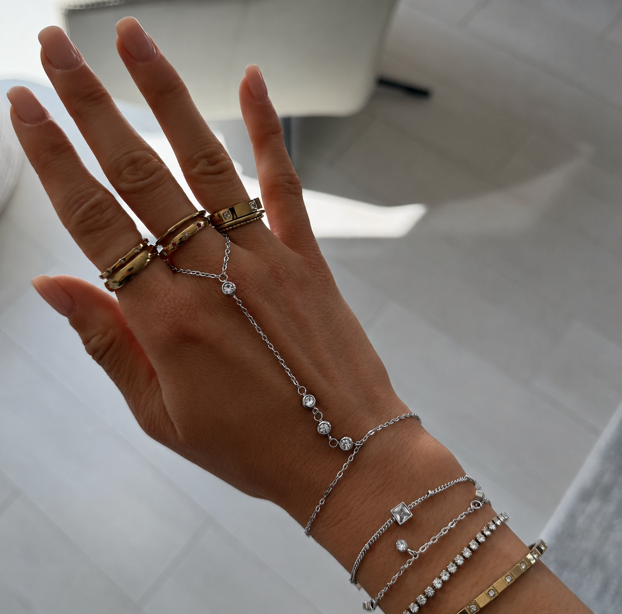 Viral Hand Chains: Anti Tarnish Waterproof