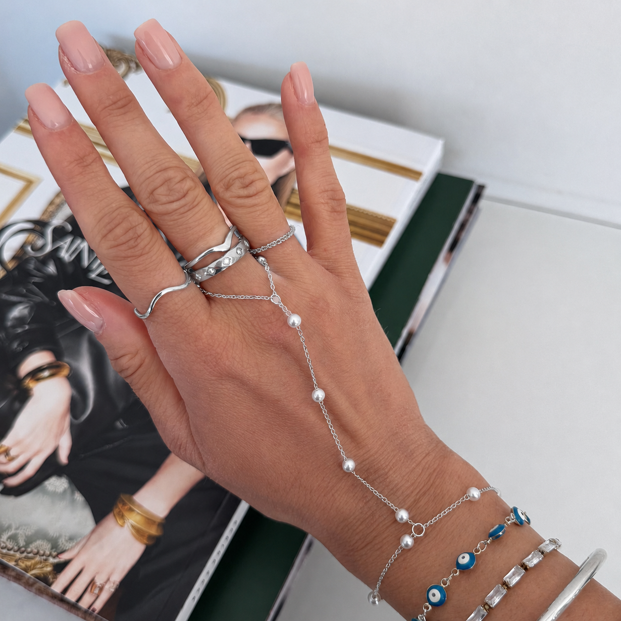 Viral Hand Chains: Anti Tarnish Waterproof