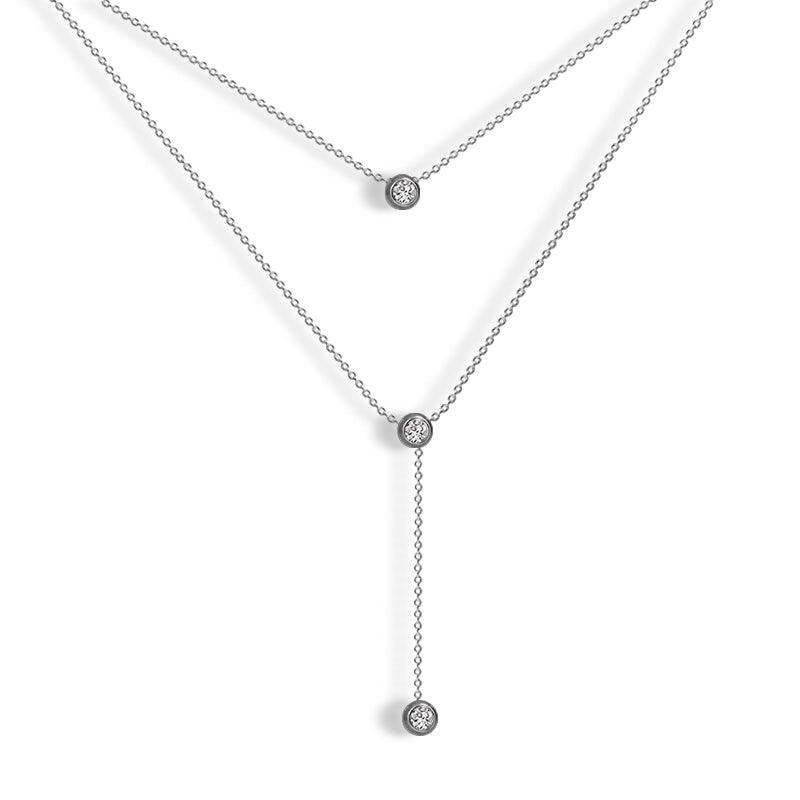 Dahlia Lariat Necklace