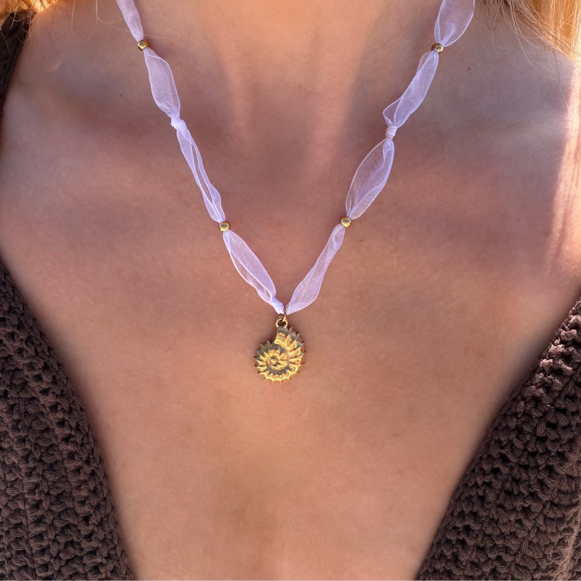Tidal Tulle Necklace