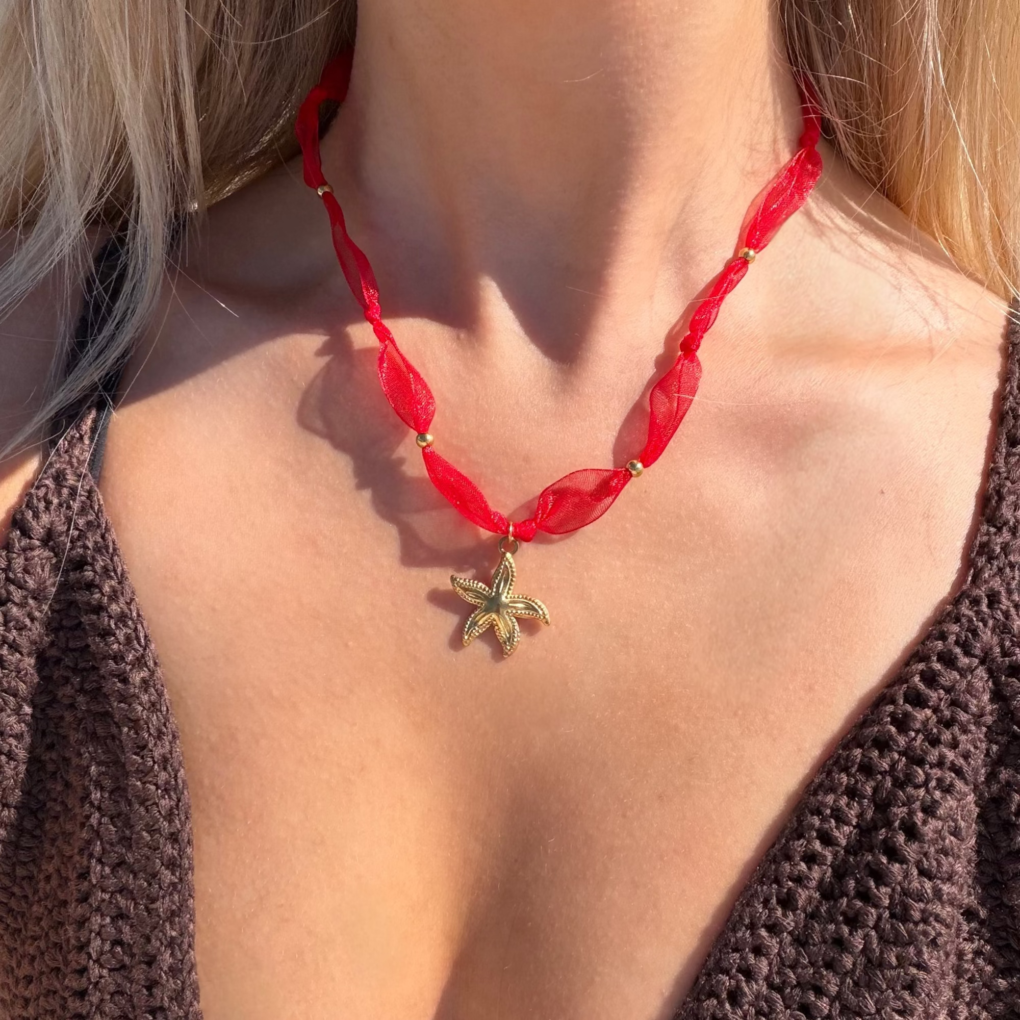 Tidal Tulle Necklace