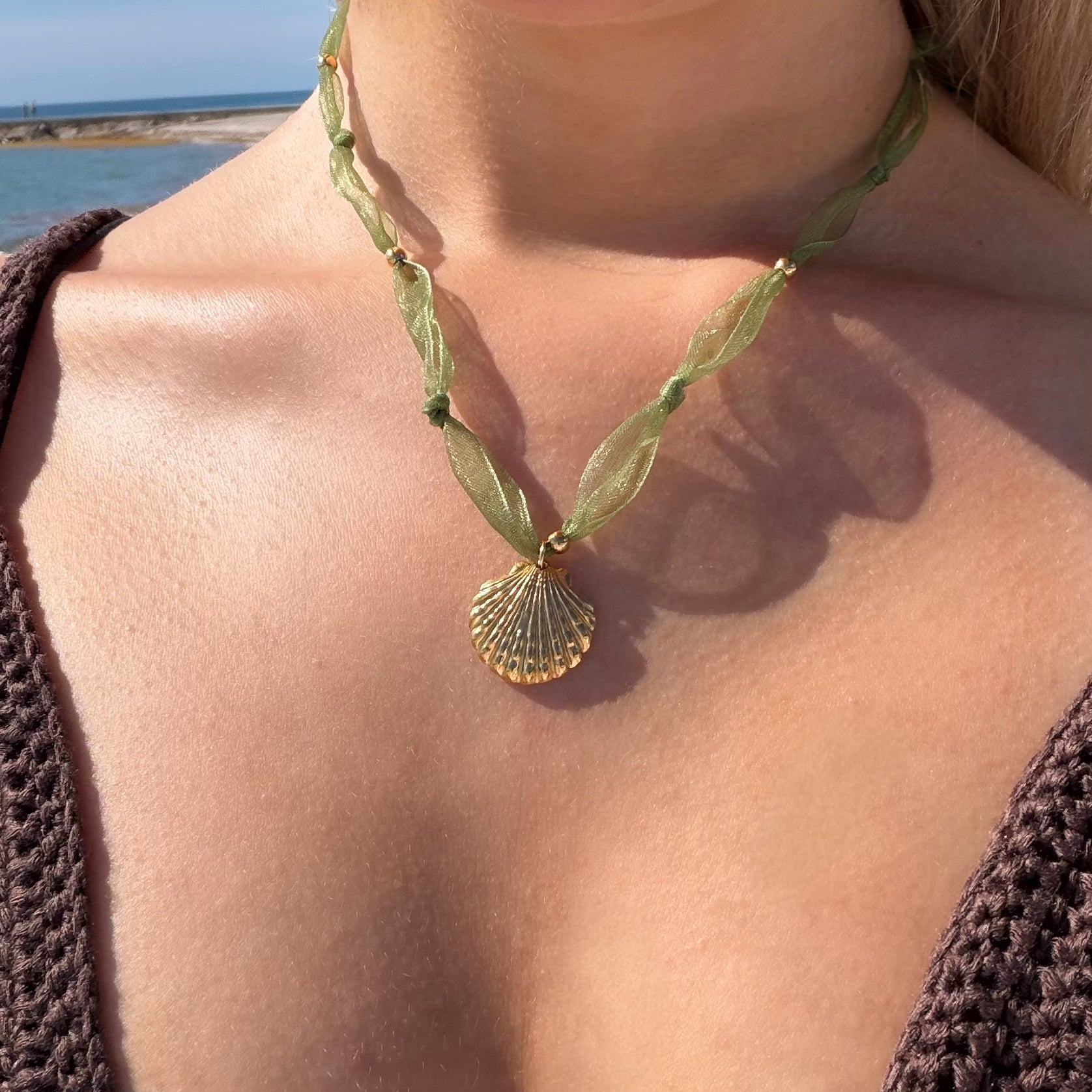 Tidal Tulle Necklace