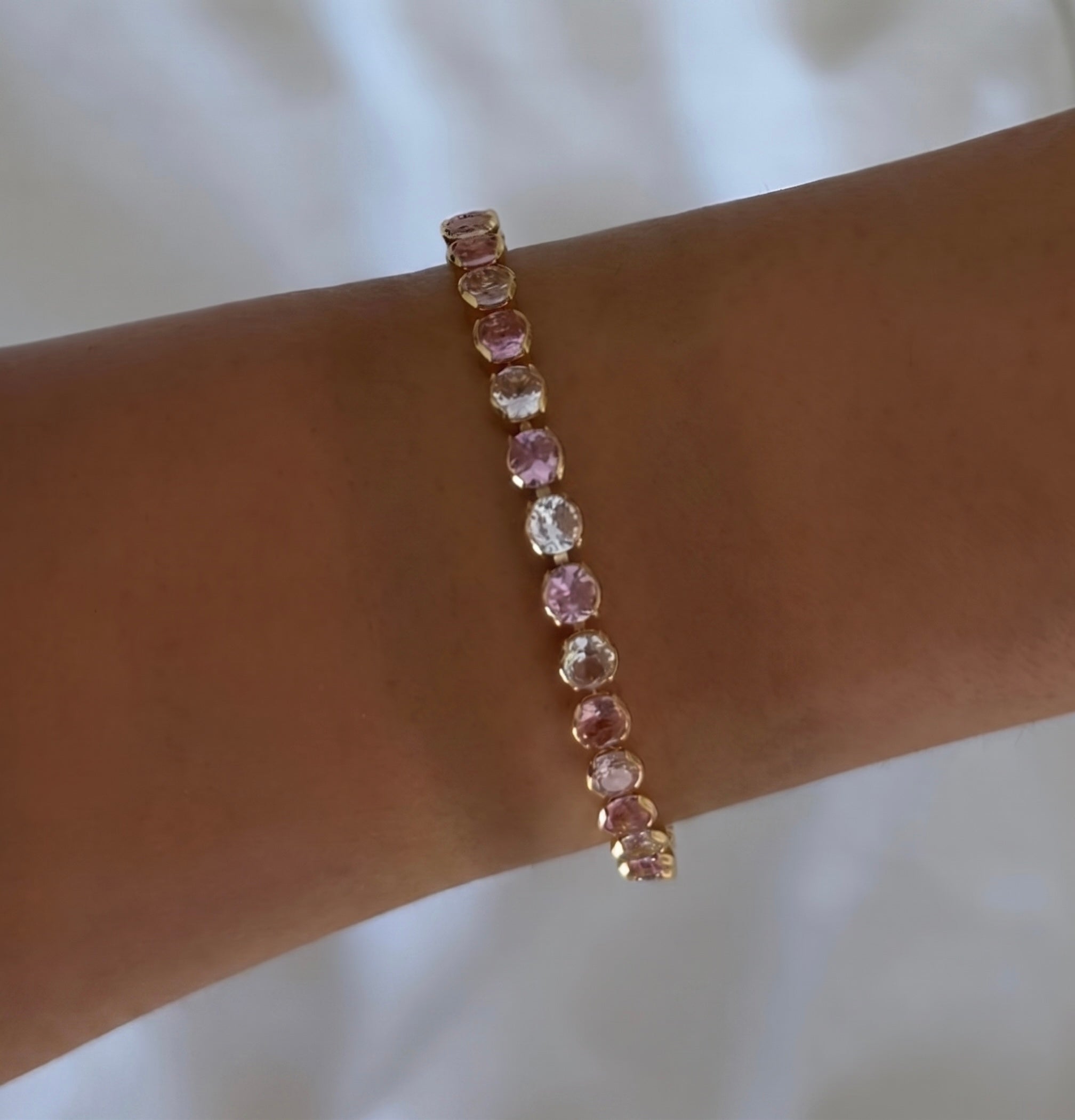 High-Shine Tennis Bracelet