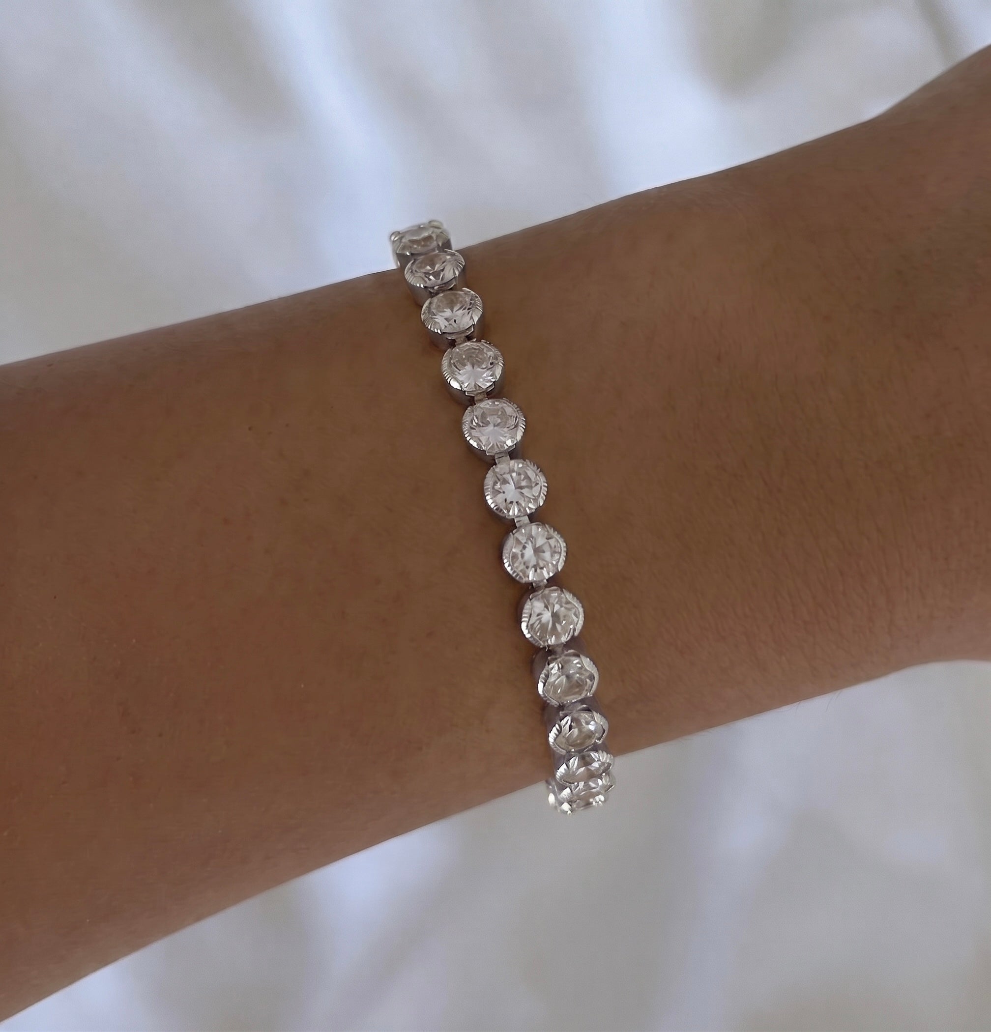 High-Shine Tennis Bracelet