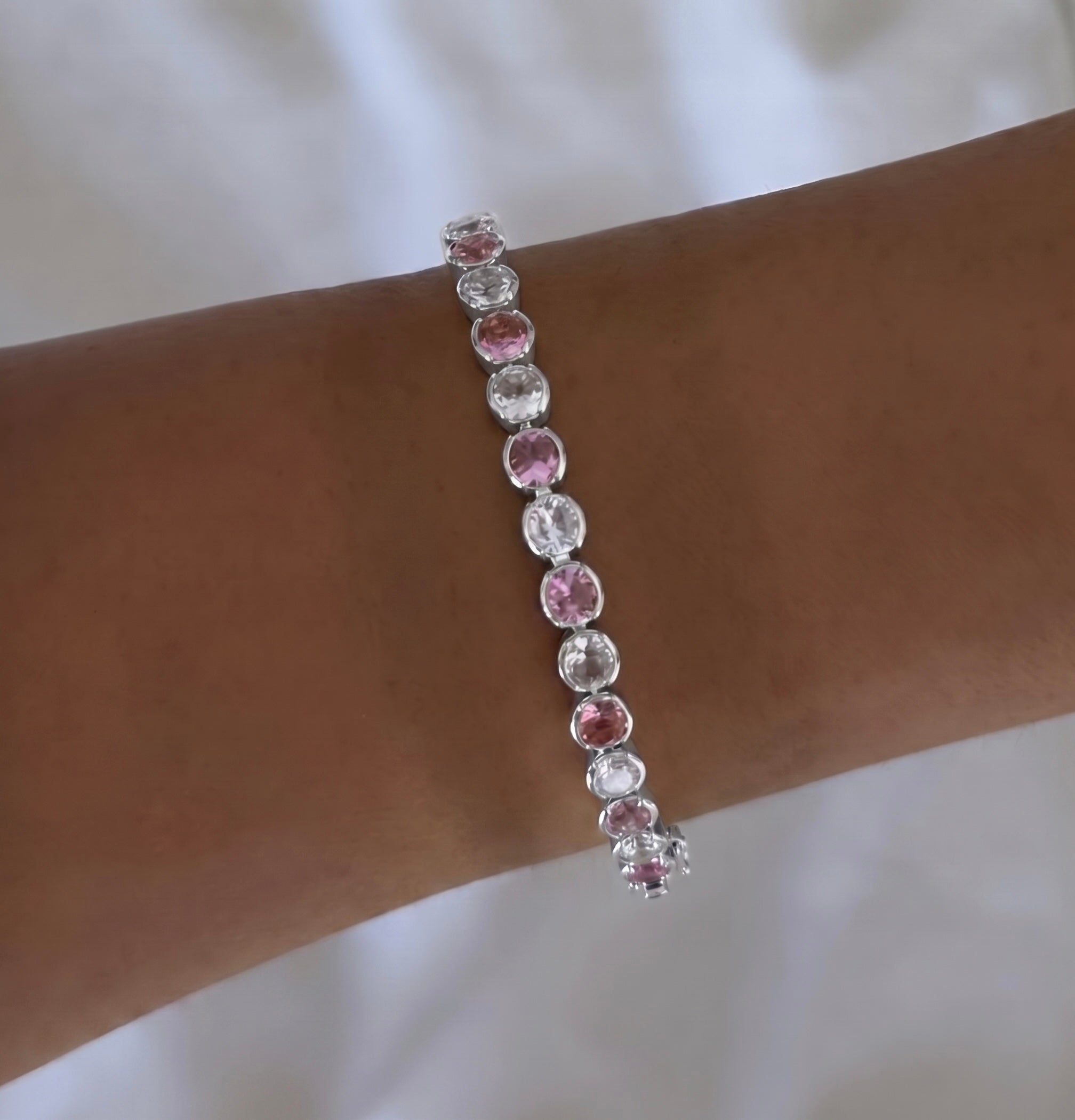 High-Shine Tennis Bracelet