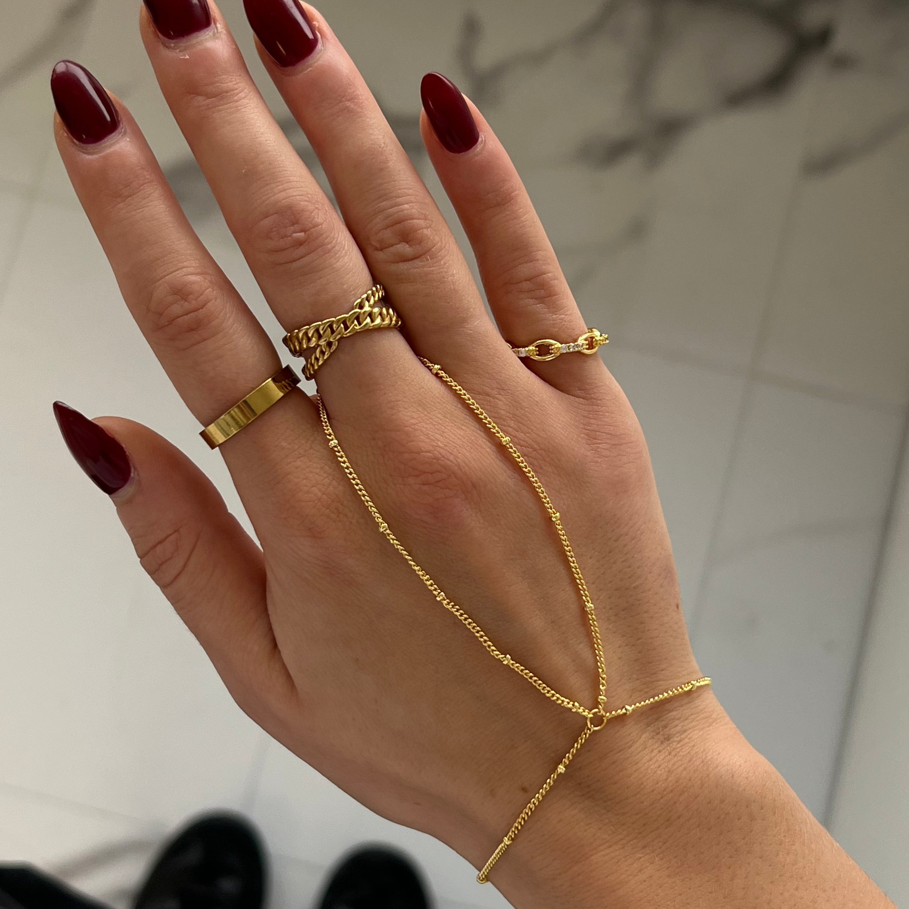 Viral Hand Chains: Anti Tarnish Waterproof