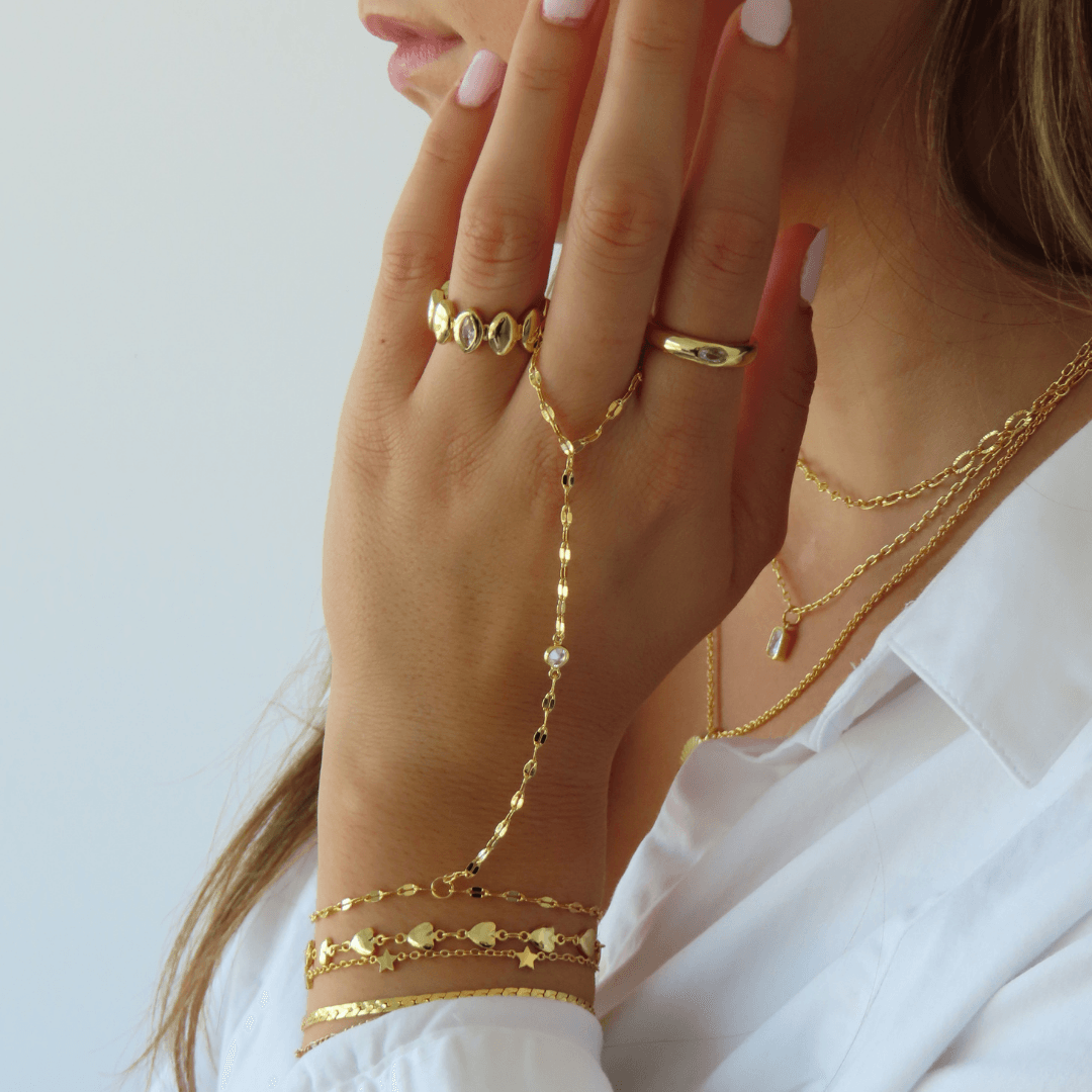 Viral Hand Chains: Anti Tarnish Waterproof