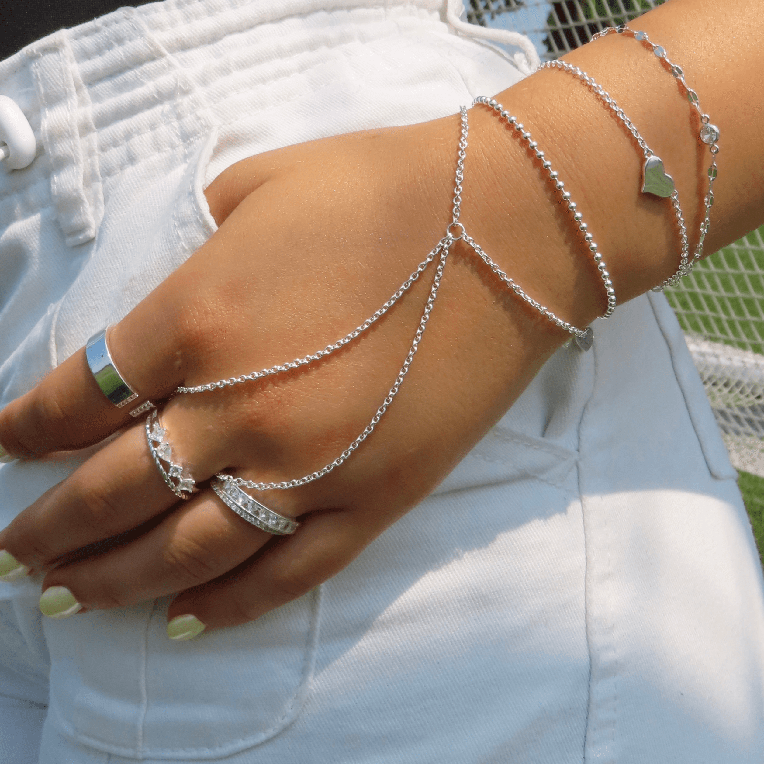 Viral Hand Chains: Anti Tarnish Waterproof