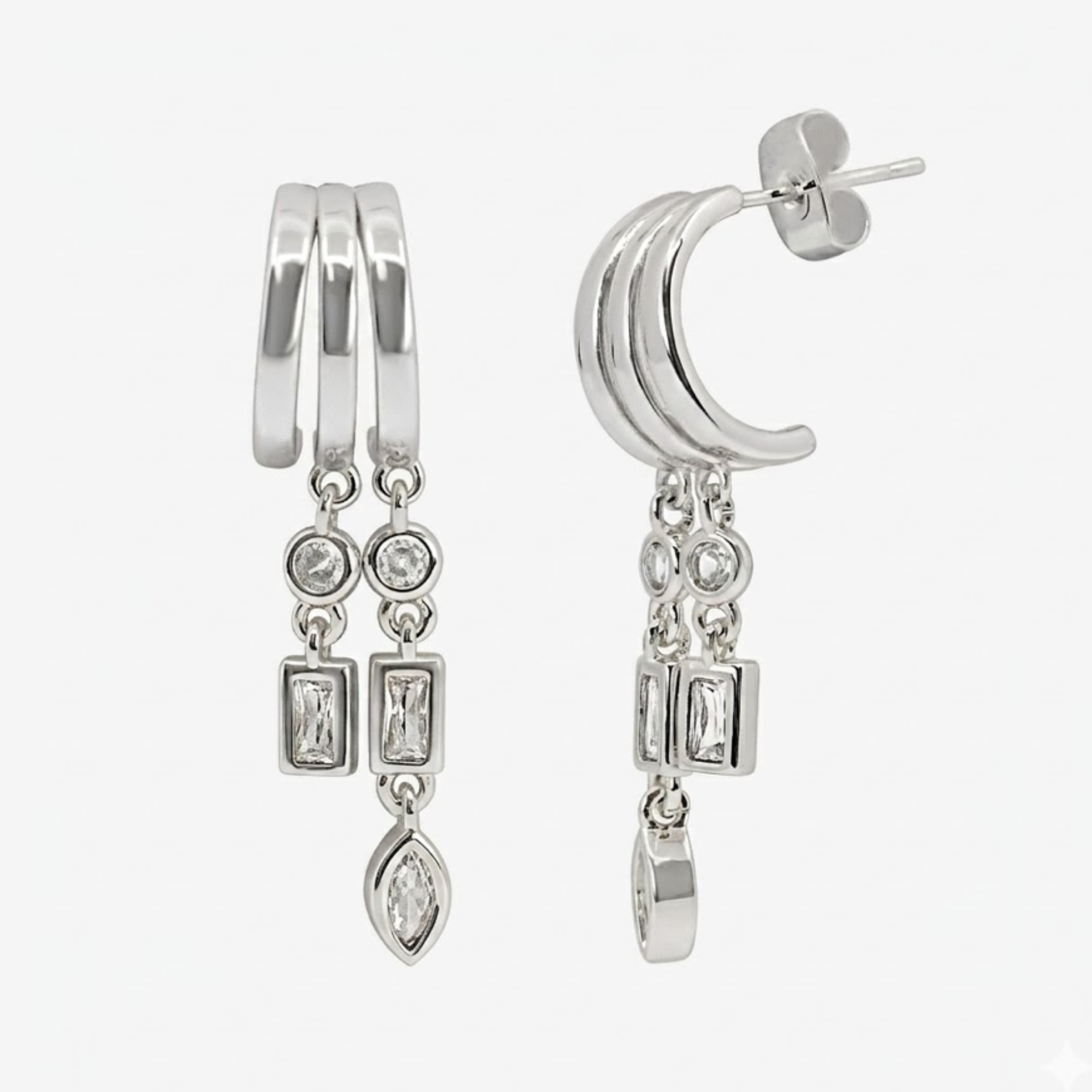 Icy Chain Earrings