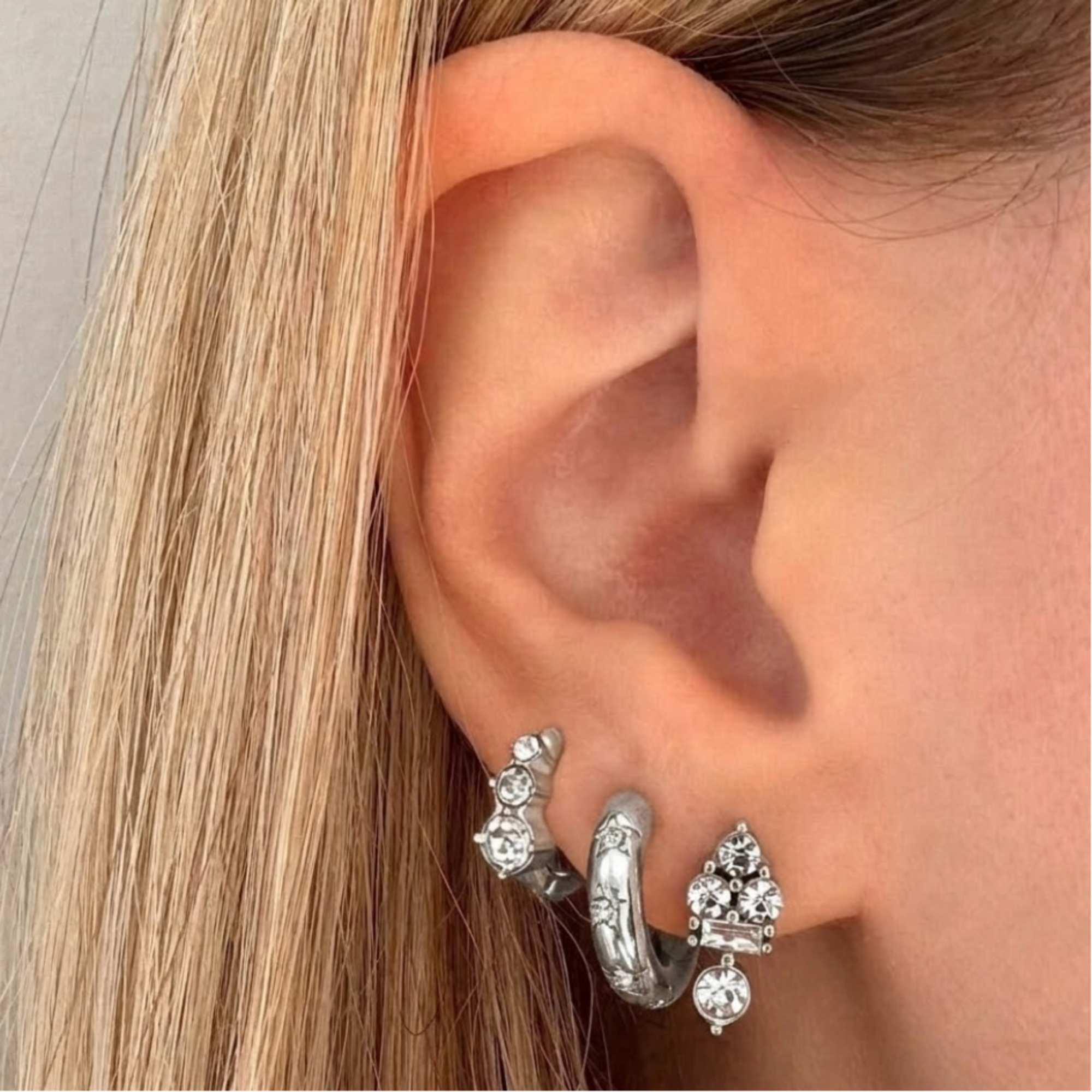 Kiss of Sparkle 3 Piece Earring Set