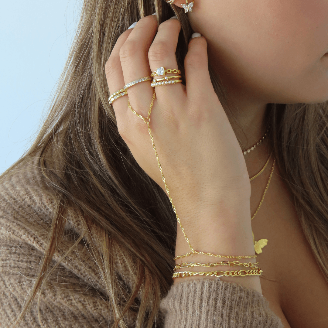 Viral Hand Chains: Anti Tarnish Waterproof