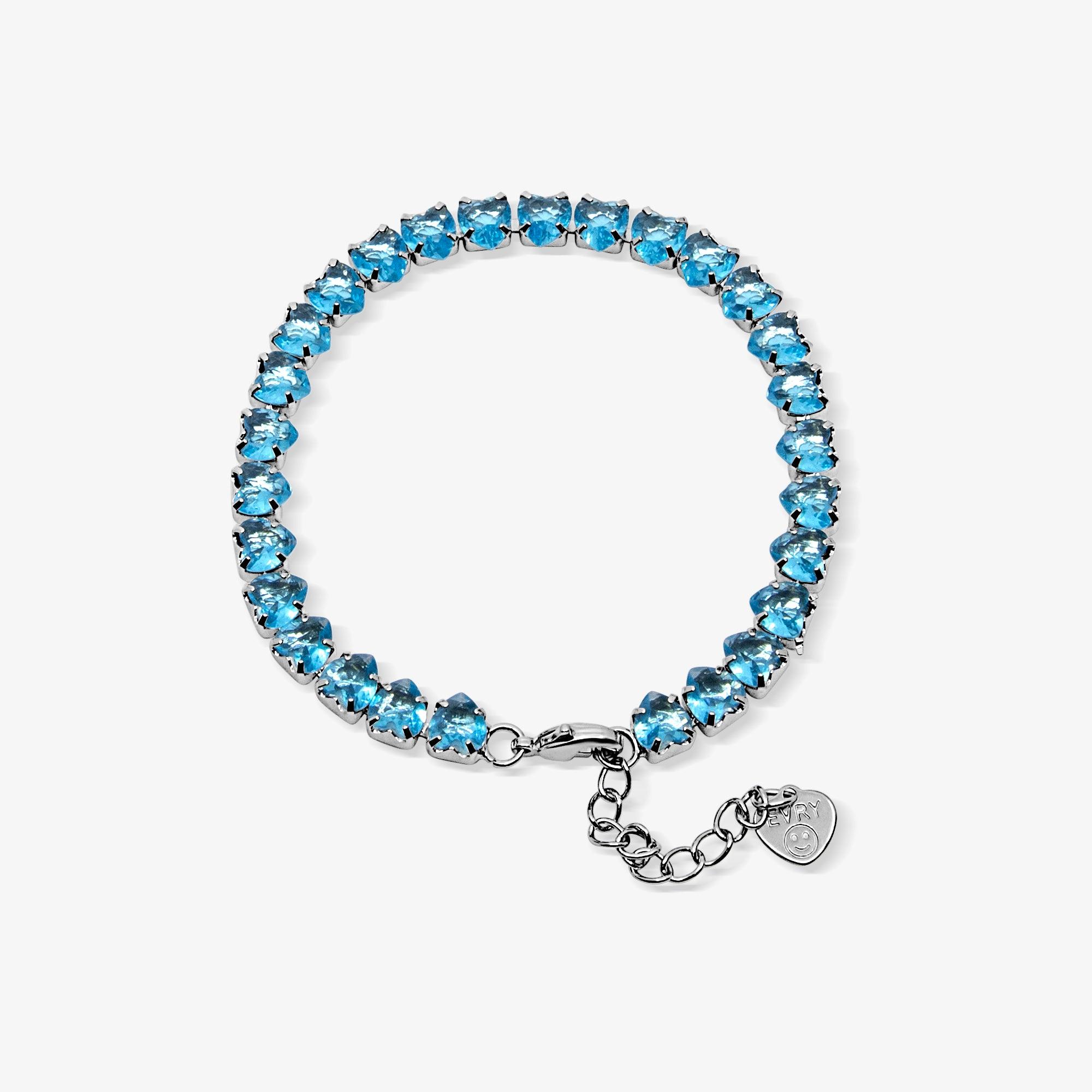 Fergie Heart Tennis Bracelet