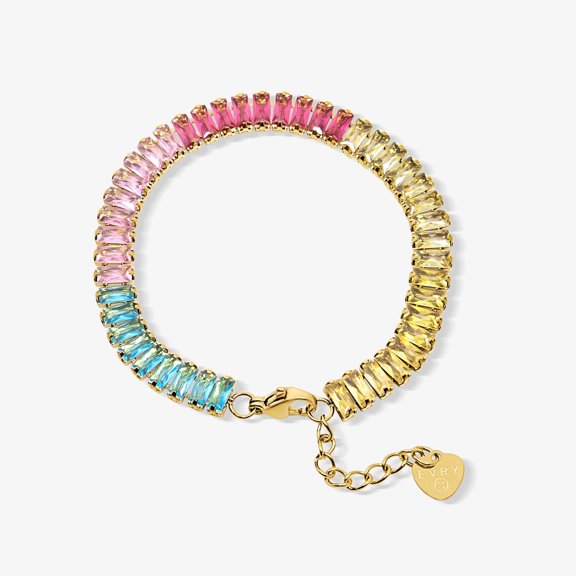Frost Beam Tennis Bracelet