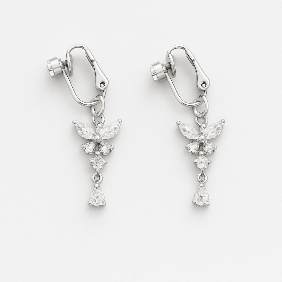 Butterfly Kiss Clip-On Earrings