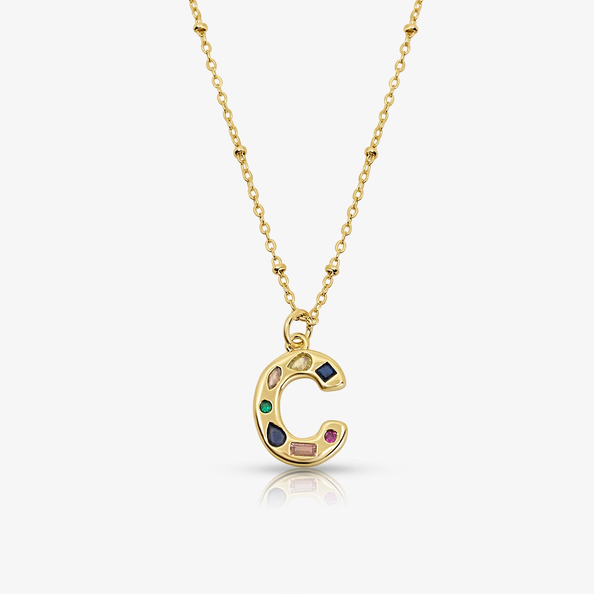 Bright Babe Initial Necklace