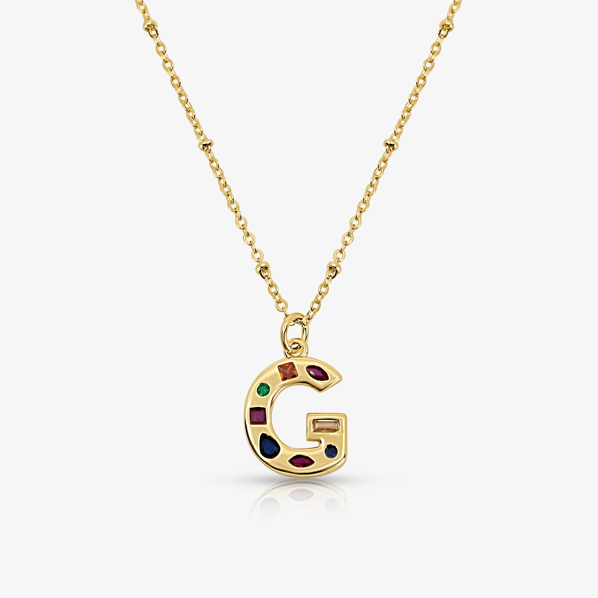Bright Babe Initial Necklace