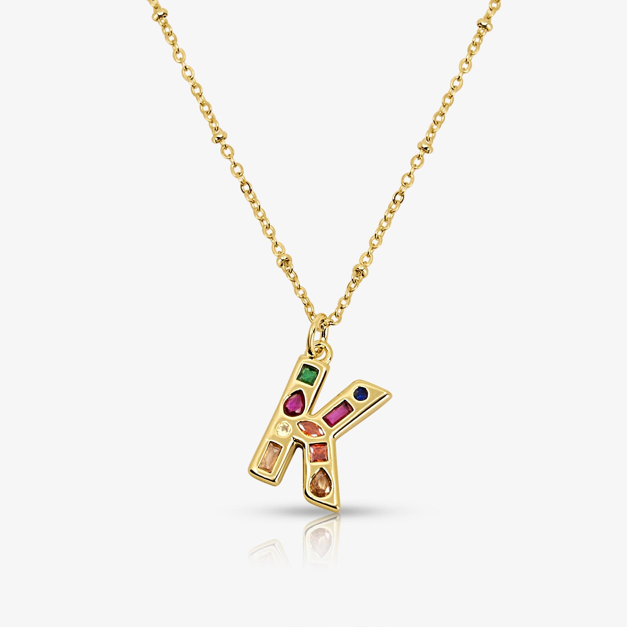 Bright Babe Initial Necklace