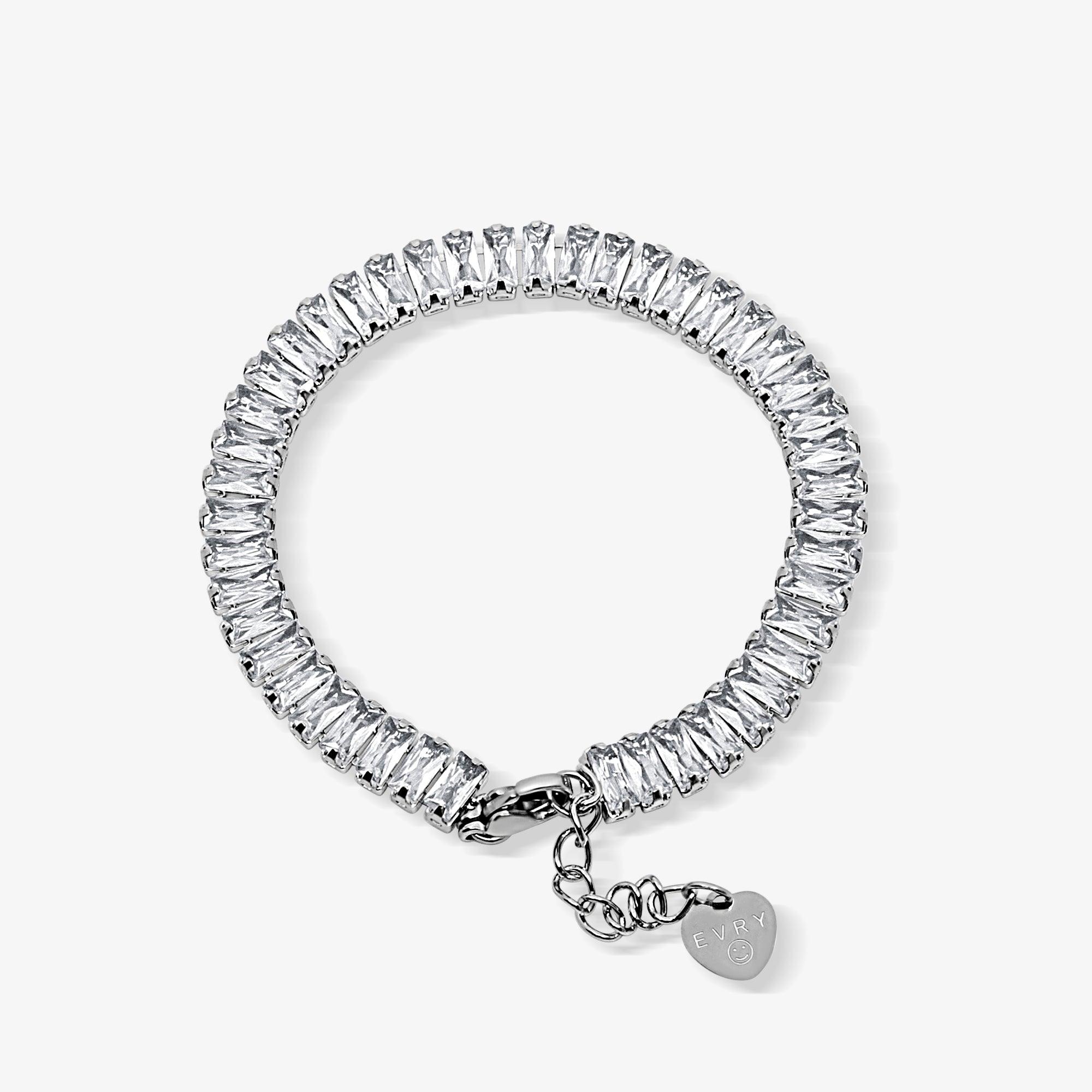 Frost Beam Tennis Bracelet