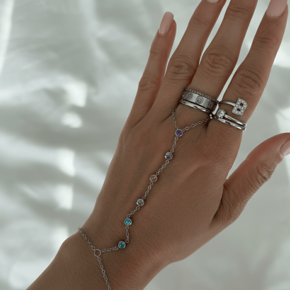 Prism Multicolor Hand Chain