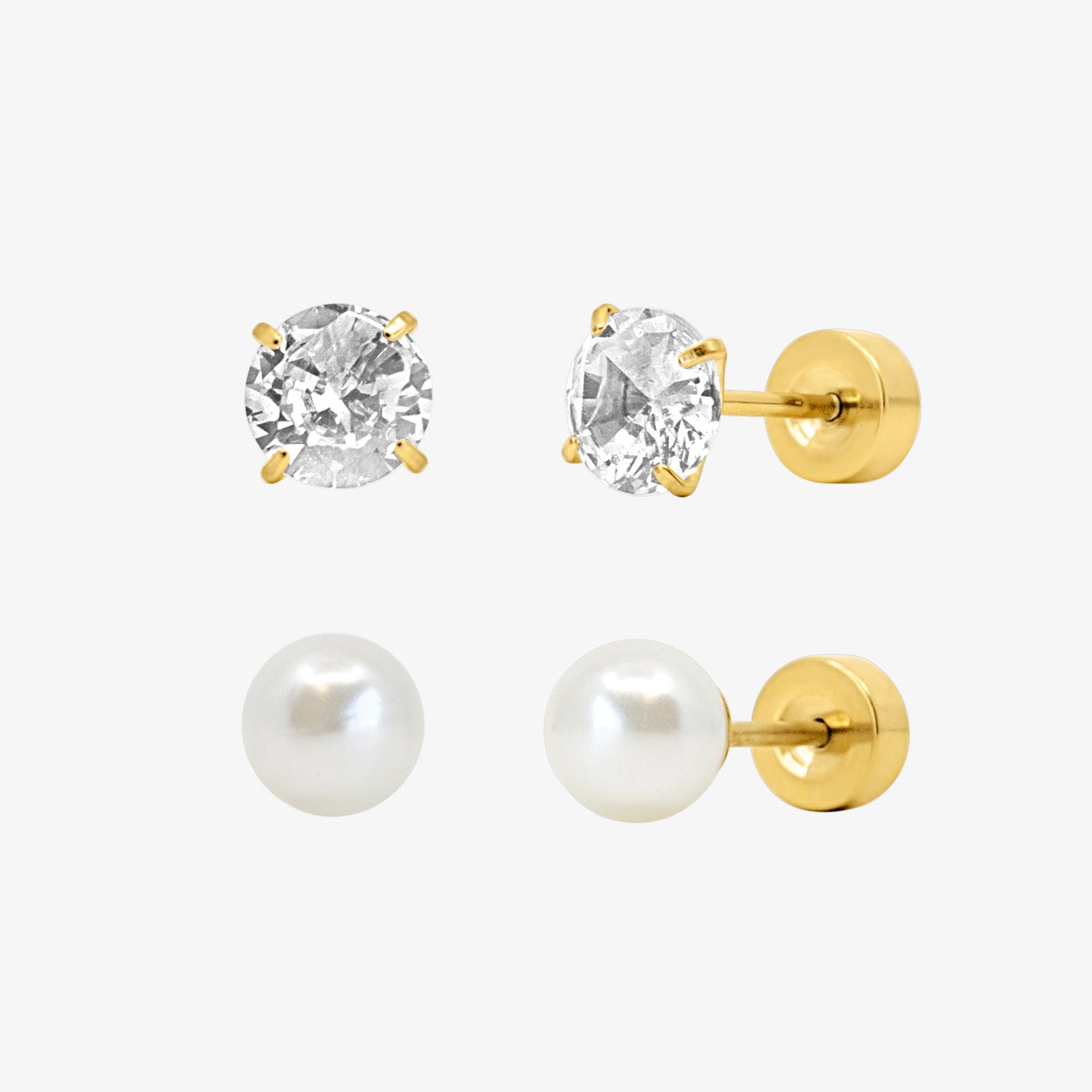 Flat Back Earrings Set Collection