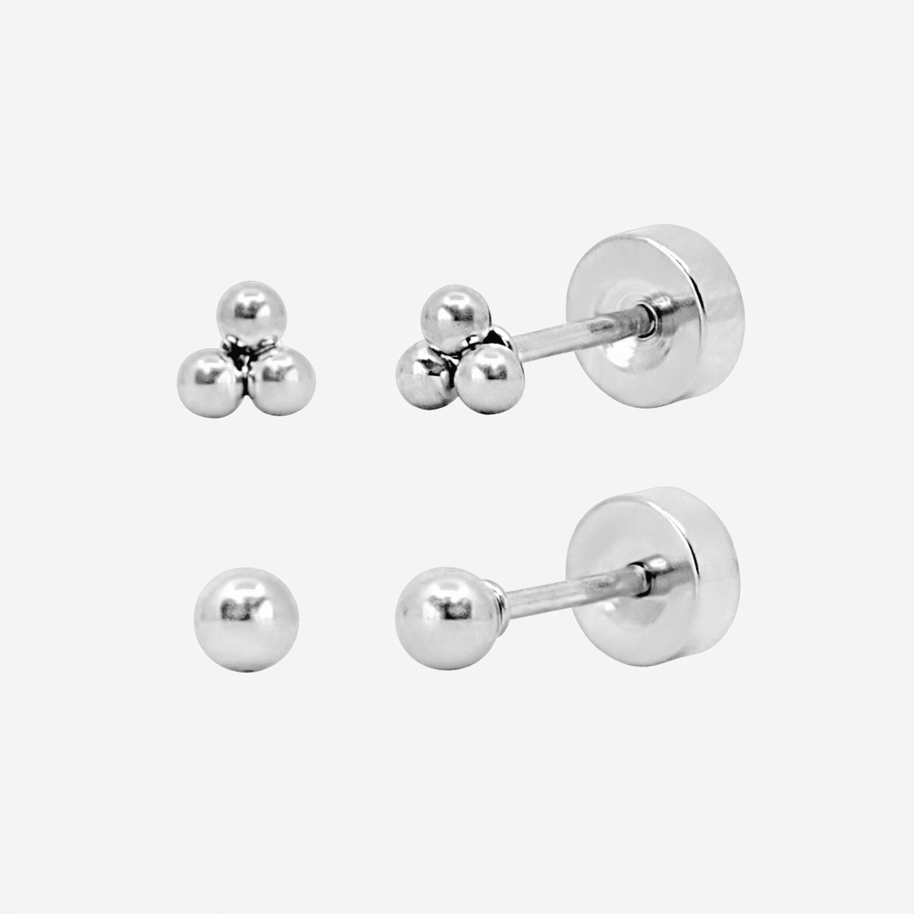 Flat Back Earrings Set Collection